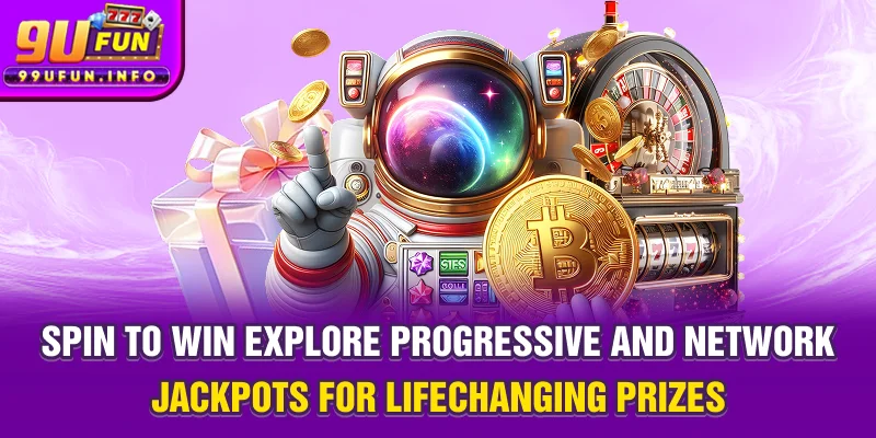 Spin to win - Explore progressive and network jackpots for life-changing prizes.